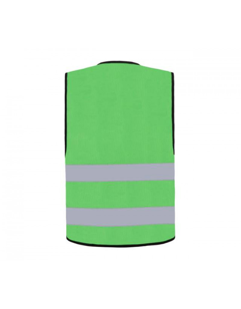 Vestă de lucru cu fermoar și elemente reflectorizante